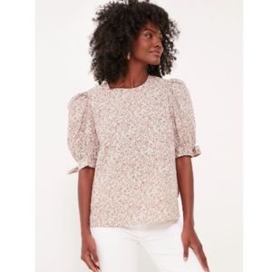 Hyacinth House Red Floral Fiona Blouse- New with tags size XL